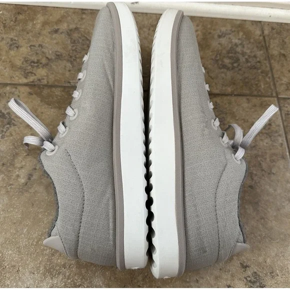Allbirds Wool Piper Woven Pewter Gray Lace Up Shoes Women's Size 11 - Picture 8 of 10